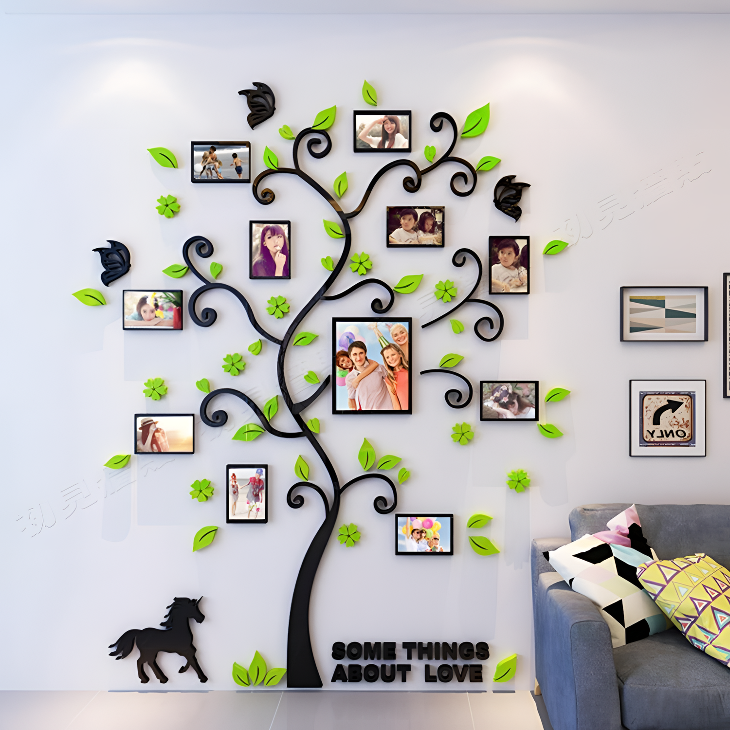 The Acrylic Family Tree Decor | Family Decor | NordicAbode.com