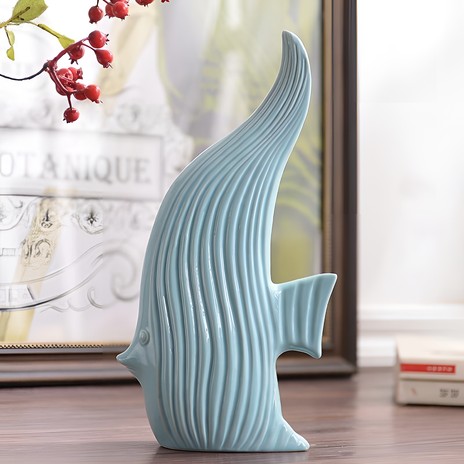 Decorative Charming Fish Figurine Decor | Figurines | NordicAbode.com