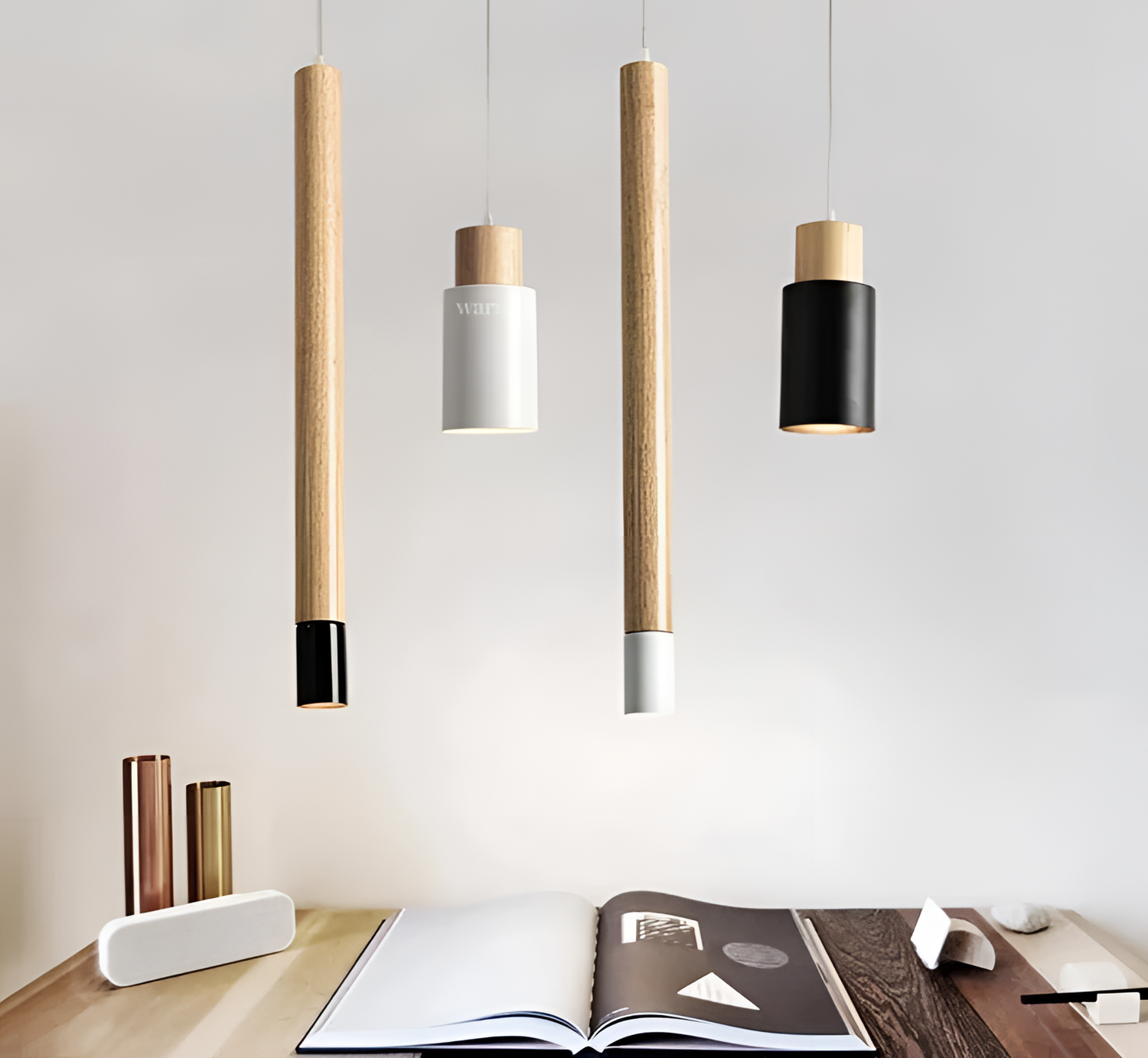 Ambrose Modern Wood Hanging Lamp | Lighting | NordicAbode.com