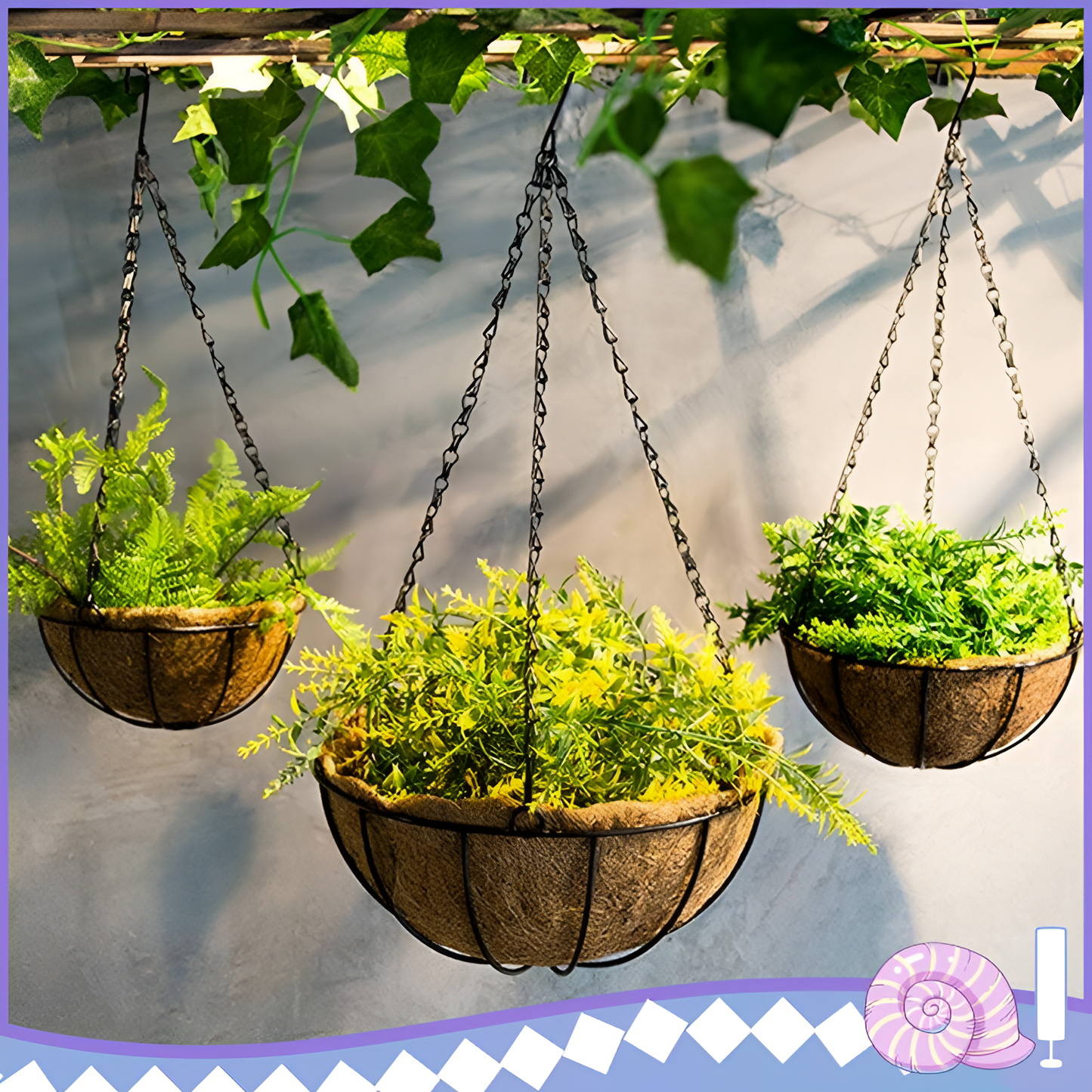 Yasmine Hanging Plant Basket - Yasmine | Planters | NordicAbode.com