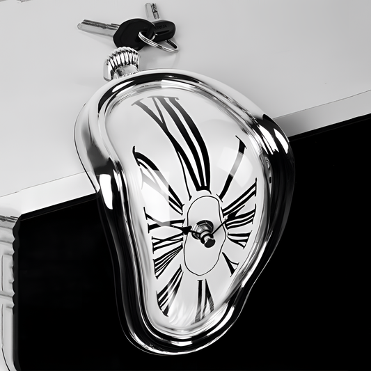 Bizarre Surreal Melting Clock | Wall Art | NordicAbode.com