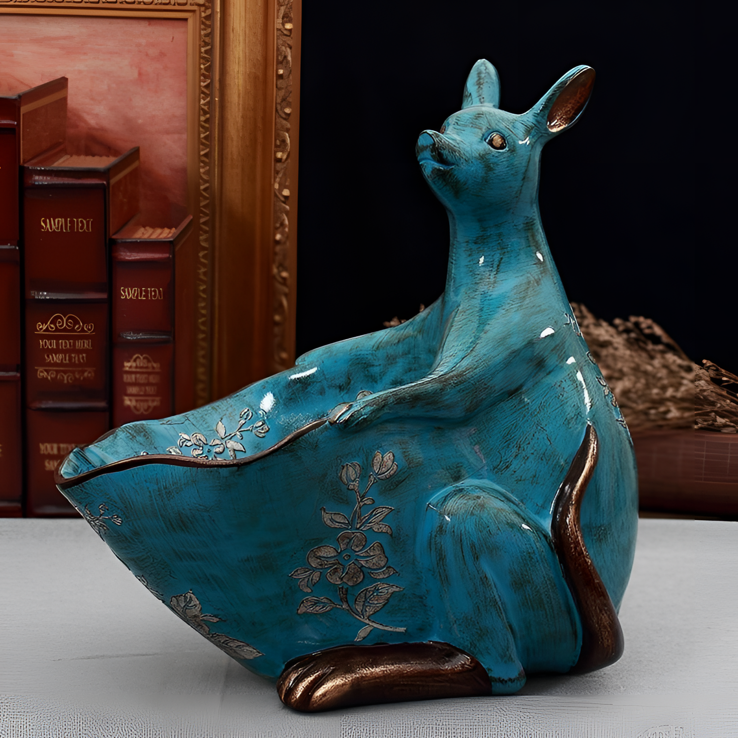 Kangaroo Decor Storage Figurine | Decorative Accessories | NordicAbode.com