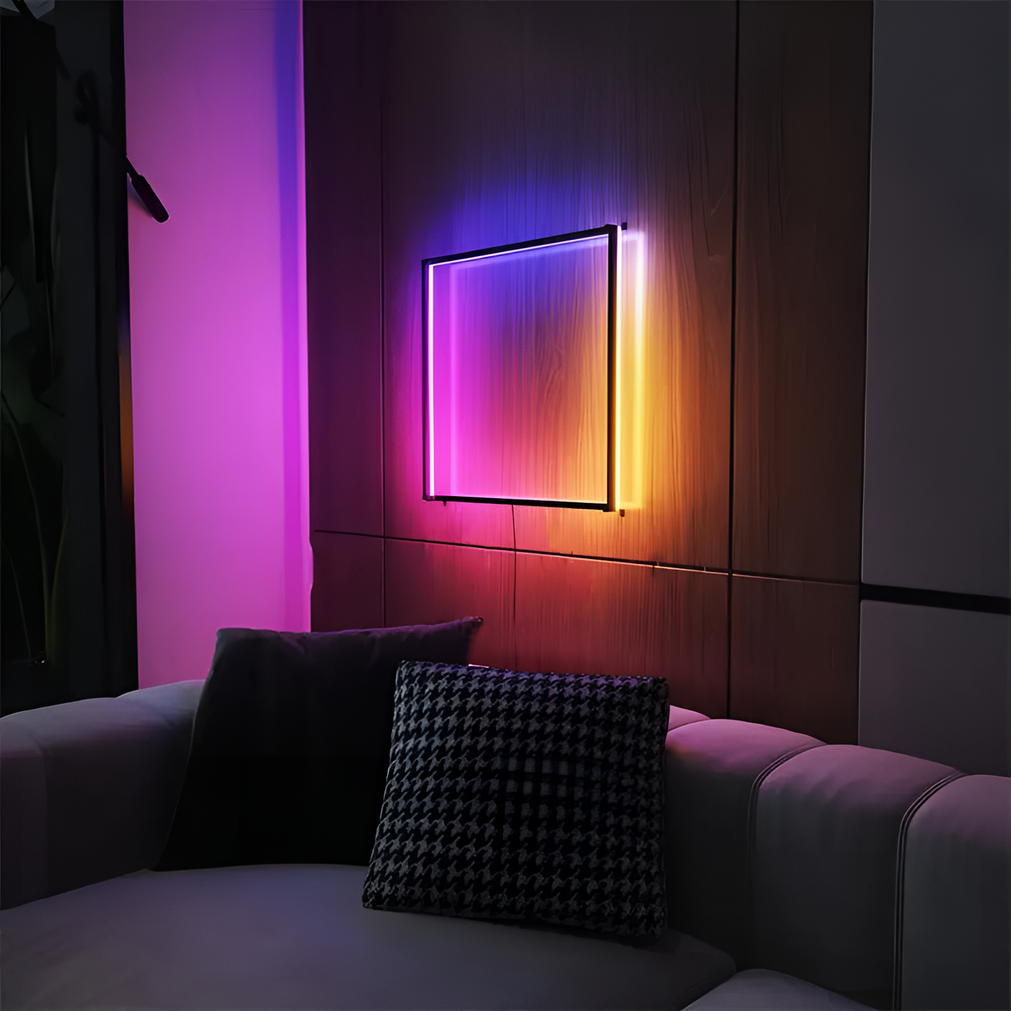 Squared Neon Light