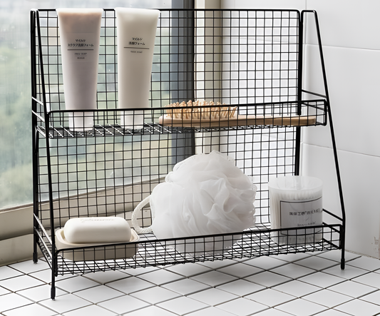 Guinevere Stylish Iron Storage Rack | Storage | NordicAbode.com