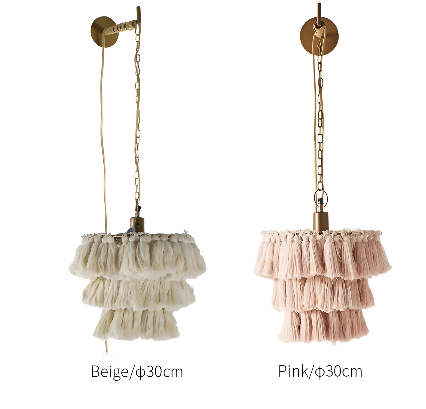 Cotton Bohemian Tassel Sconce Light | Lighting | NordicAbode.com