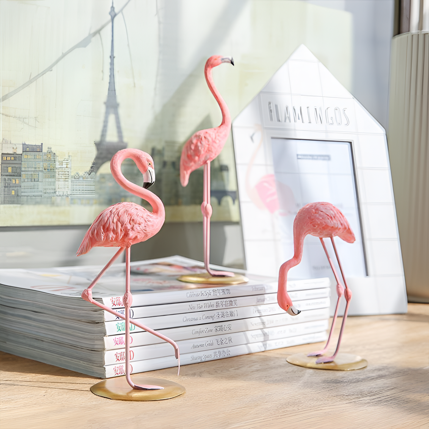 Resin Pink Flamingo Tabletop Decor | Tabletop Decor | NordicAbode.com