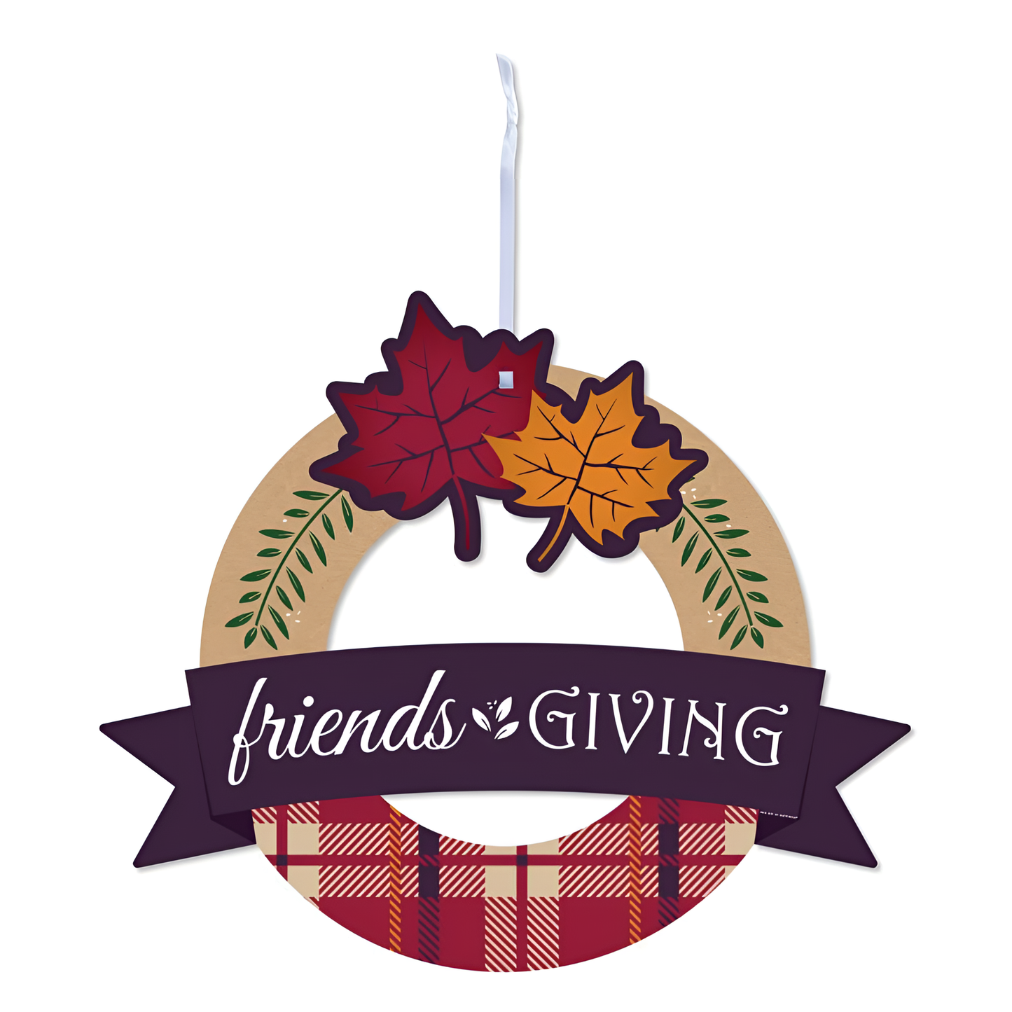 Friends Thanksgiving Feast Wreath - Outdoor Decor | Wreaths | NordicAbode.com