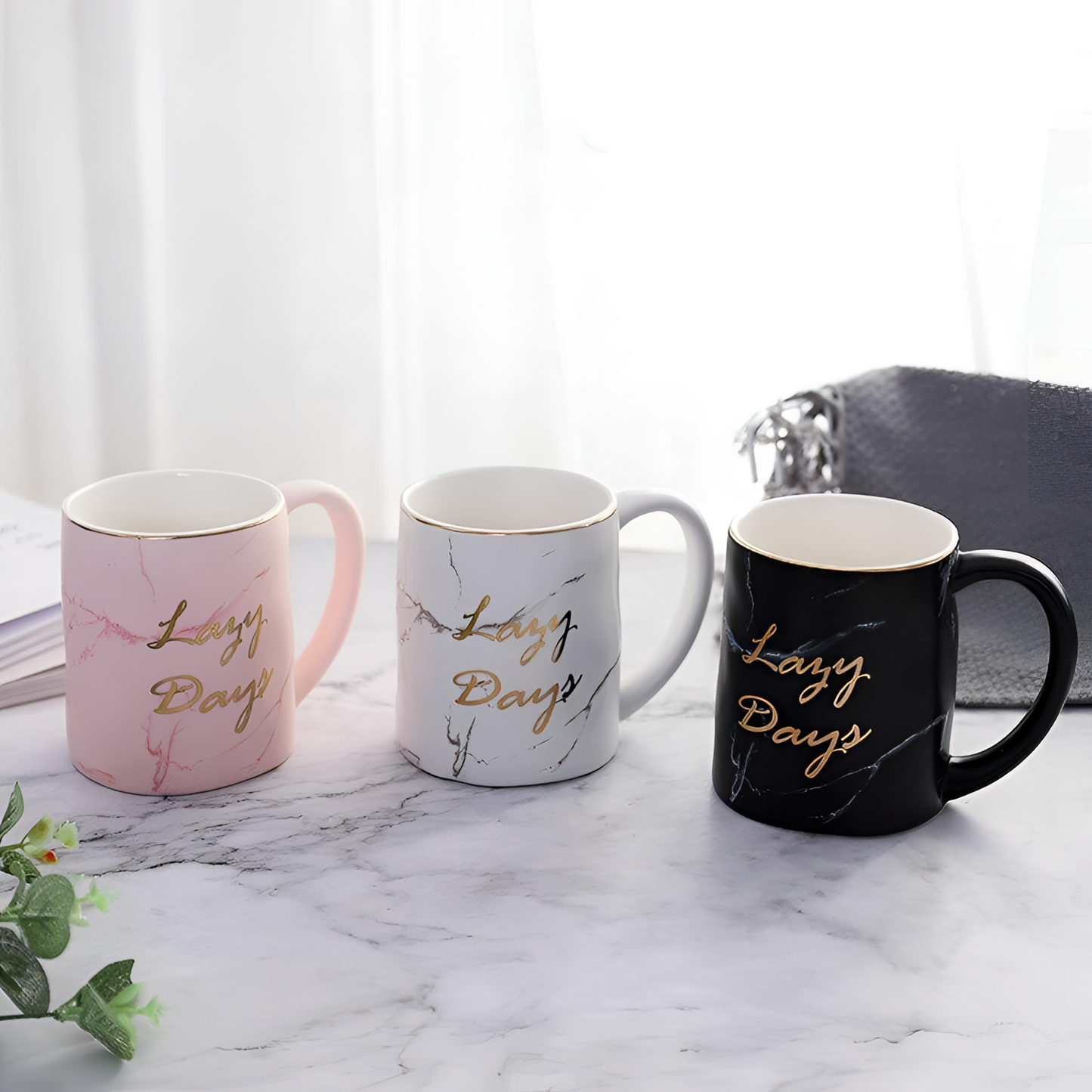 Lazy Marble Mugs for Lazy Days | Drinkware | NordicAbode.com