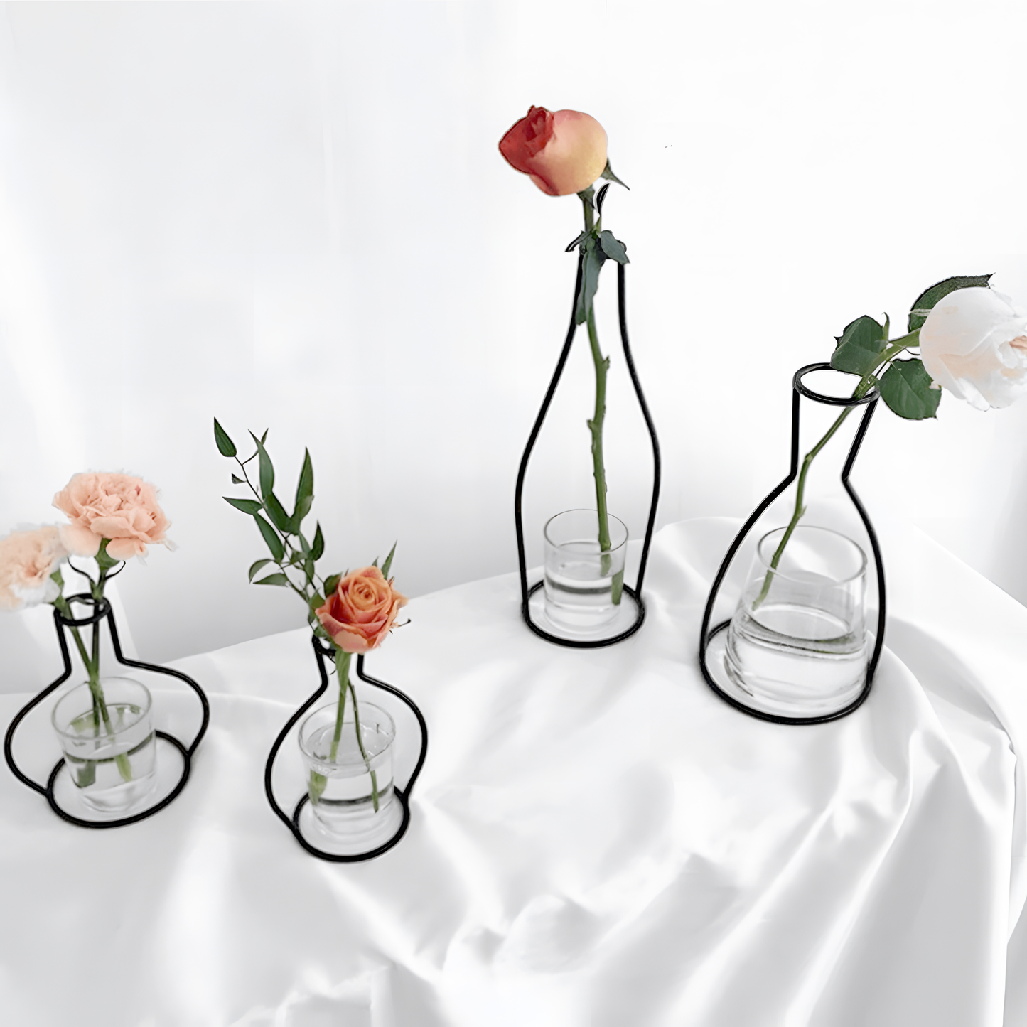 Black Creative Black Iron Vases | Vases | NordicAbode.com