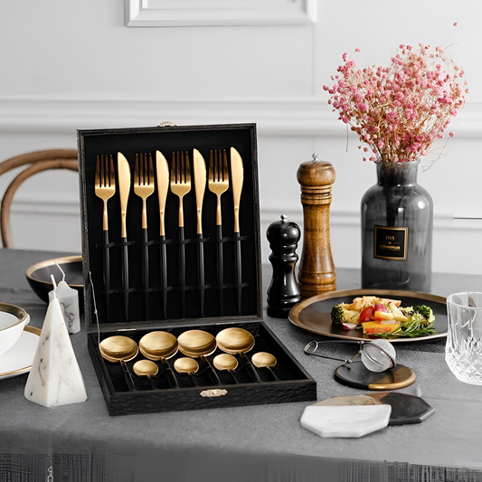 16 16-Piece Stainless Steel Cutlery Set | Cutlery | NordicAbode.com