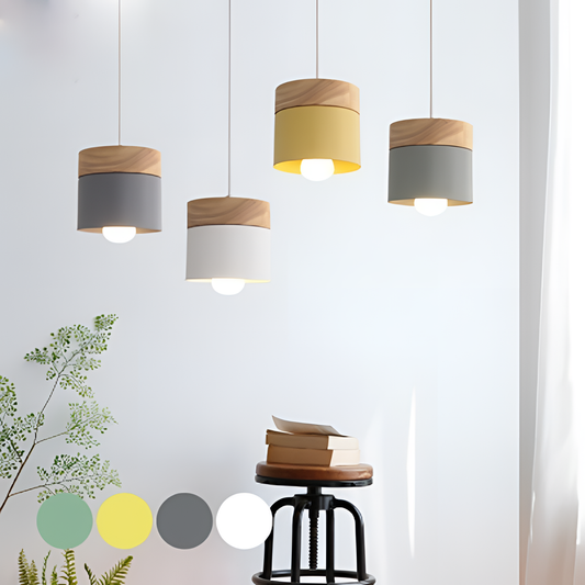 Modern Wooden Pendant Light - Modern Design | Lighting | NordicAbode.com