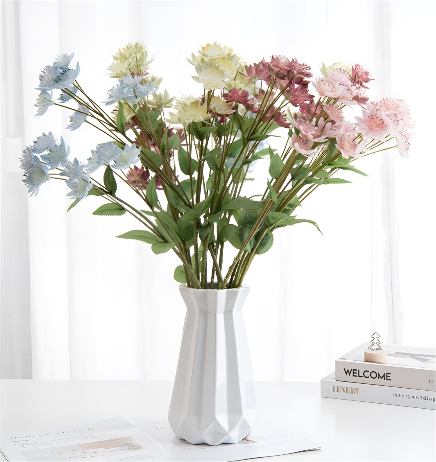 Dandelion Silk Dandelion Flower Branch | Floral Arrangements | NordicAbode.com