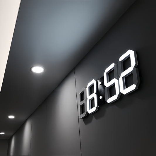 Digitizer Digital Wall Clock - Remote Control | Wall Clocks | NordicAbode.com