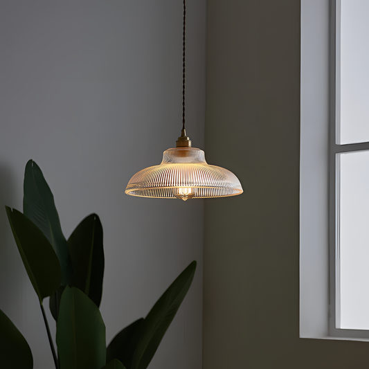 Dolce Vintage Glass Pendant Light