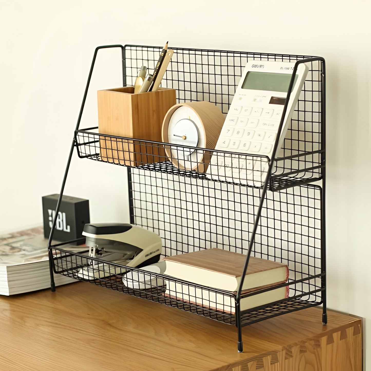 Standing Iron Organiser Storage Holder | Storage Solutions | NordicAbode.com