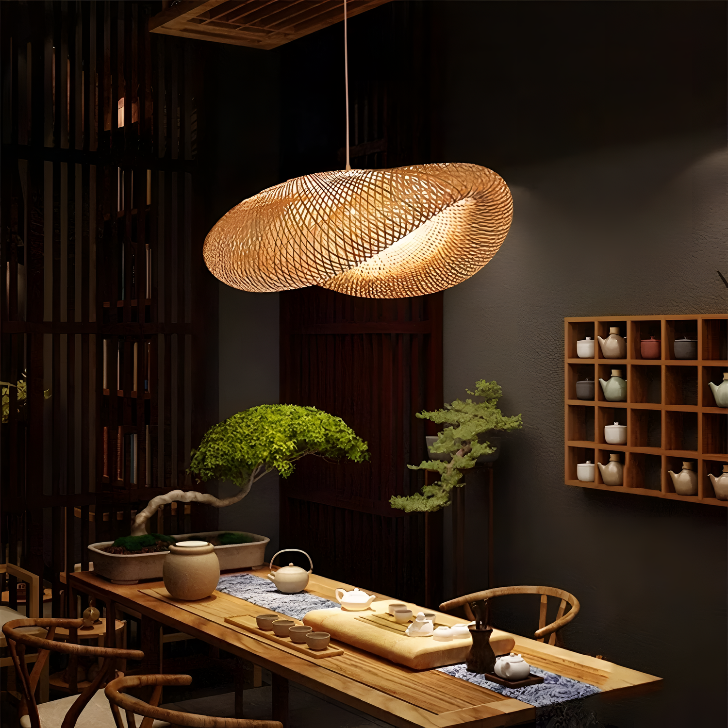 Isla Moroccan Bamboo Ceiling Light | Lighting | NordicAbode.com