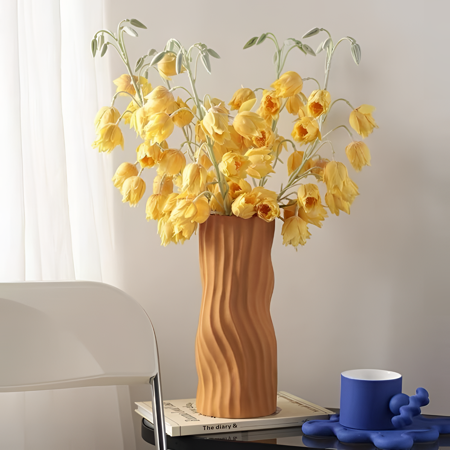 Artificial Realistic Bellflower Bouquet | Floral Decor | NordicAbode.com