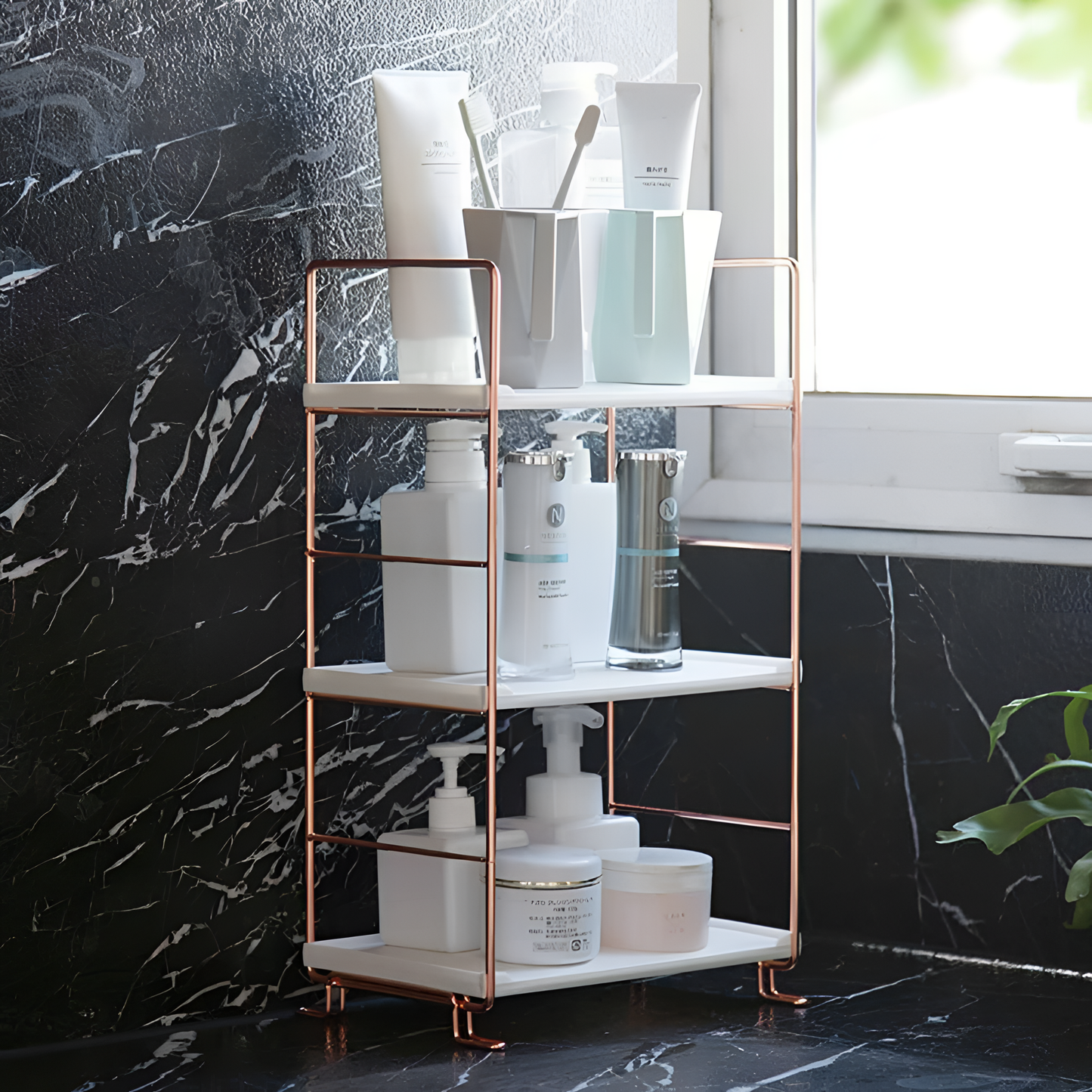 Afia Modern Multi-Shelf Storage Rack | Storage | NordicAbode.com