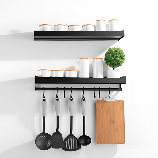 Decima Stylish Aluminum Kitchen Shelf | Kitchen Storage | NordicAbode.com