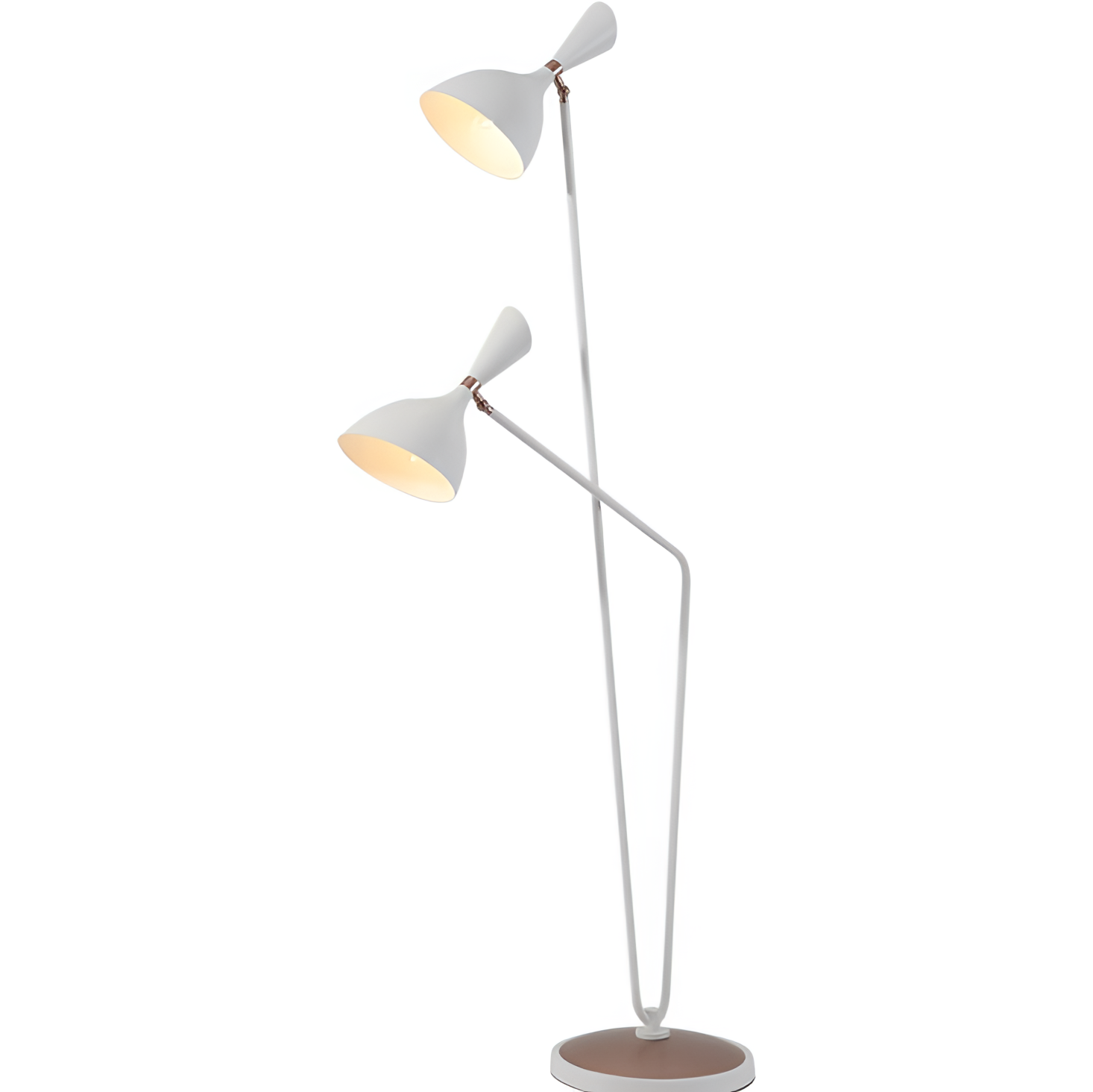 Curt Modern Iron Double Floor Lamp | Lighting | NordicAbode.com