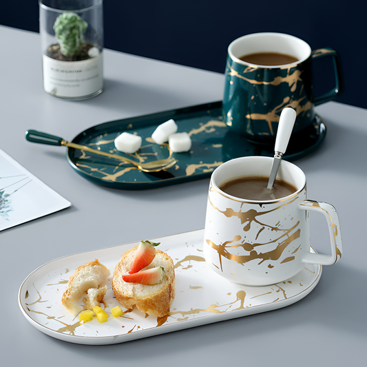 Belford Marble Mug Set - Belford Collection | Mugs | NordicAbode.com