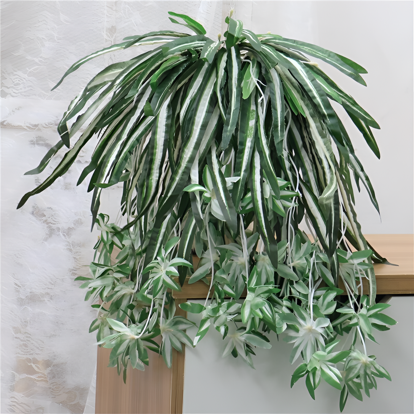 Artificial Silk Chlorophytum Grass Decor | Plants | NordicAbode.com