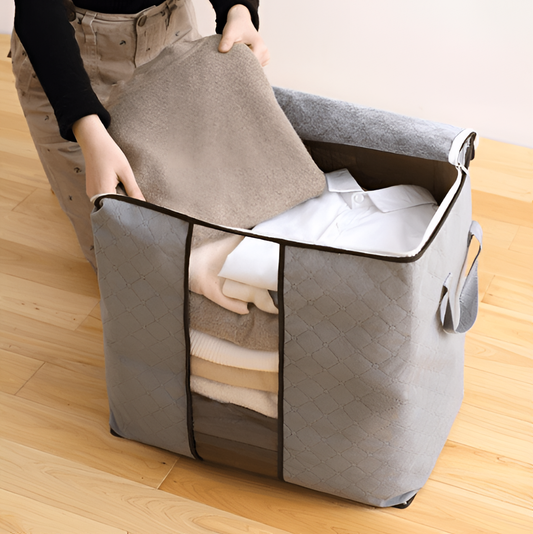 Bamboo Large Bamboo Charcoal Storage Bag | Storage | NordicAbode.com