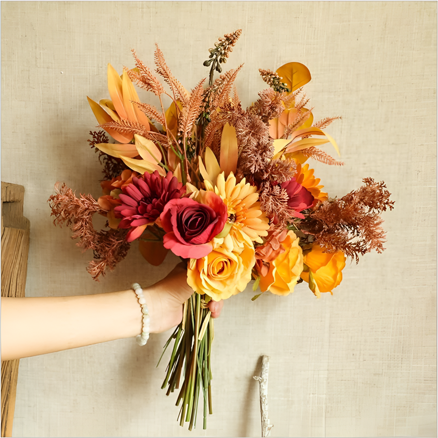 Artificial Autumn Bouquet Silk Flowers | Florals | NordicAbode.com