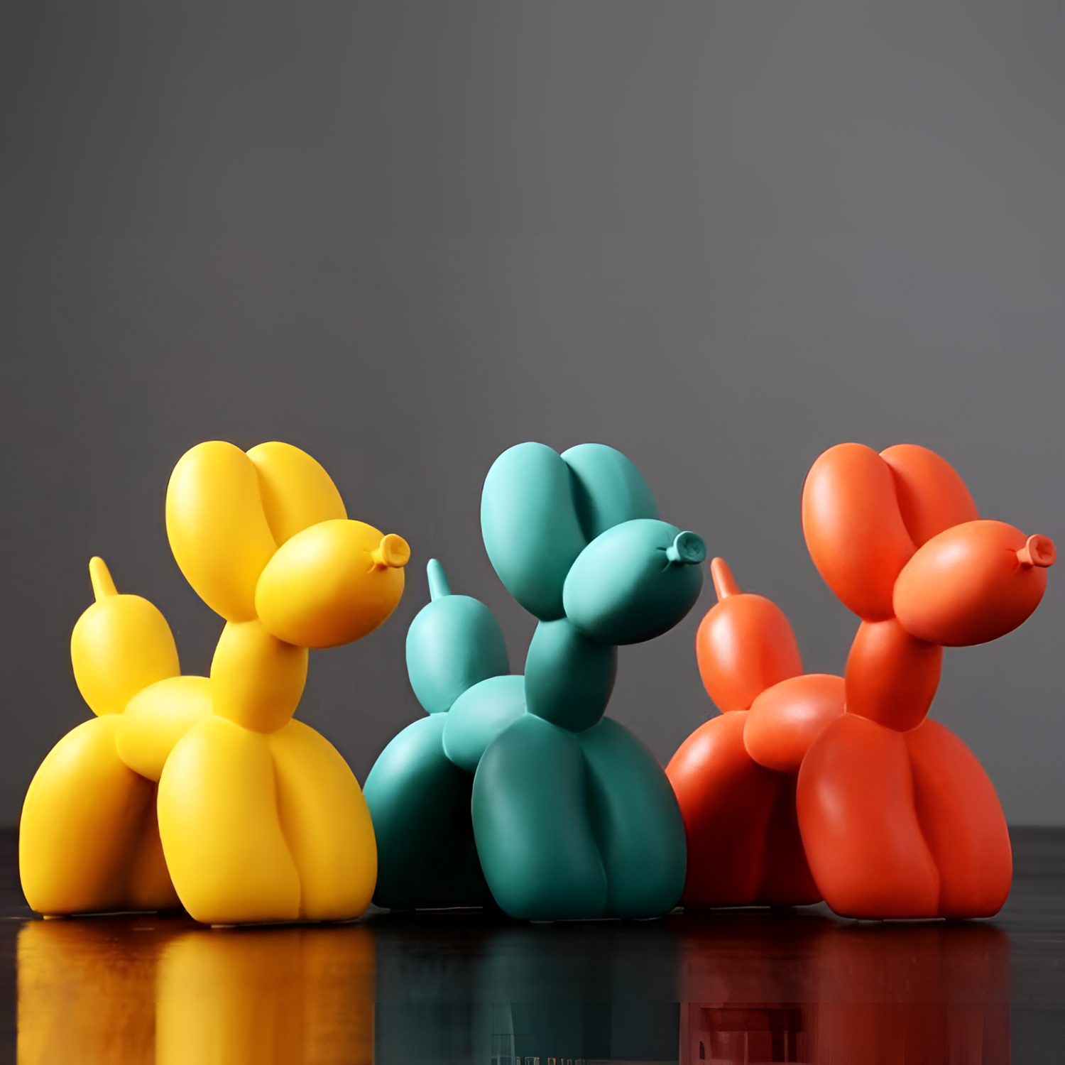 Balloon Resin Balloon Dog Figure | Sculptures | NordicAbode.com