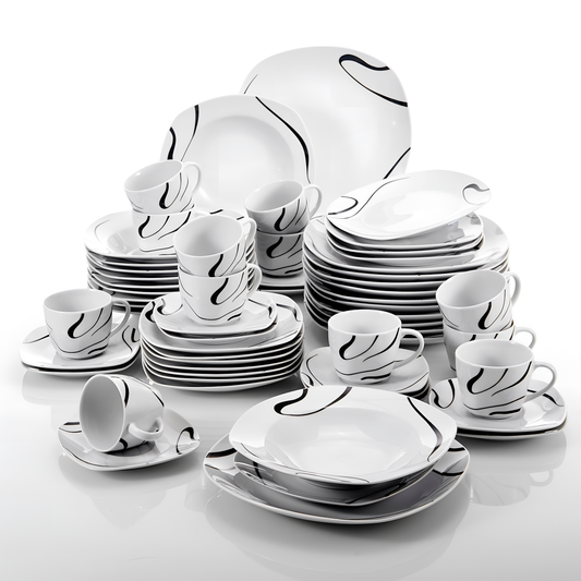 Kayla Porcelain Dinner Set | Dinnerware | NordicAbode.com