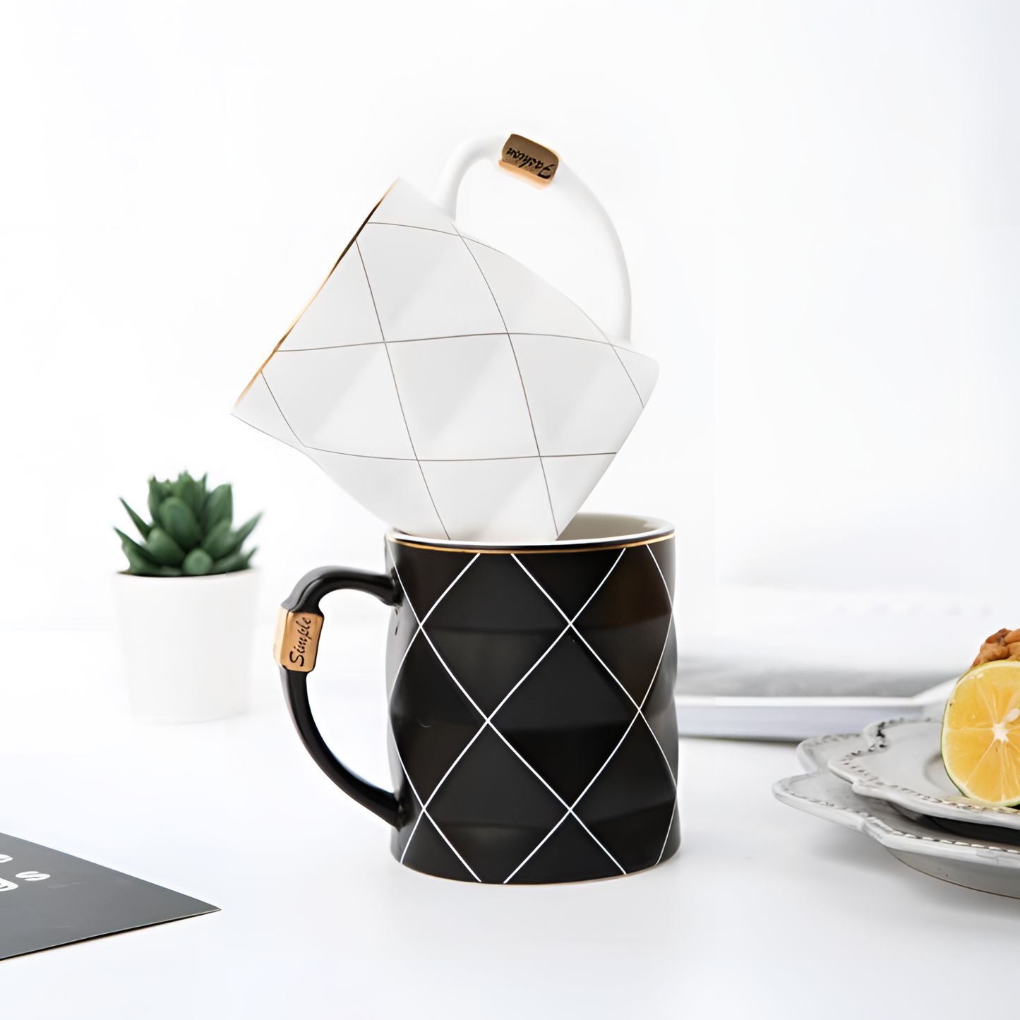 Geometry Porcelain Geometry Mug | Mugs | NordicAbode.com