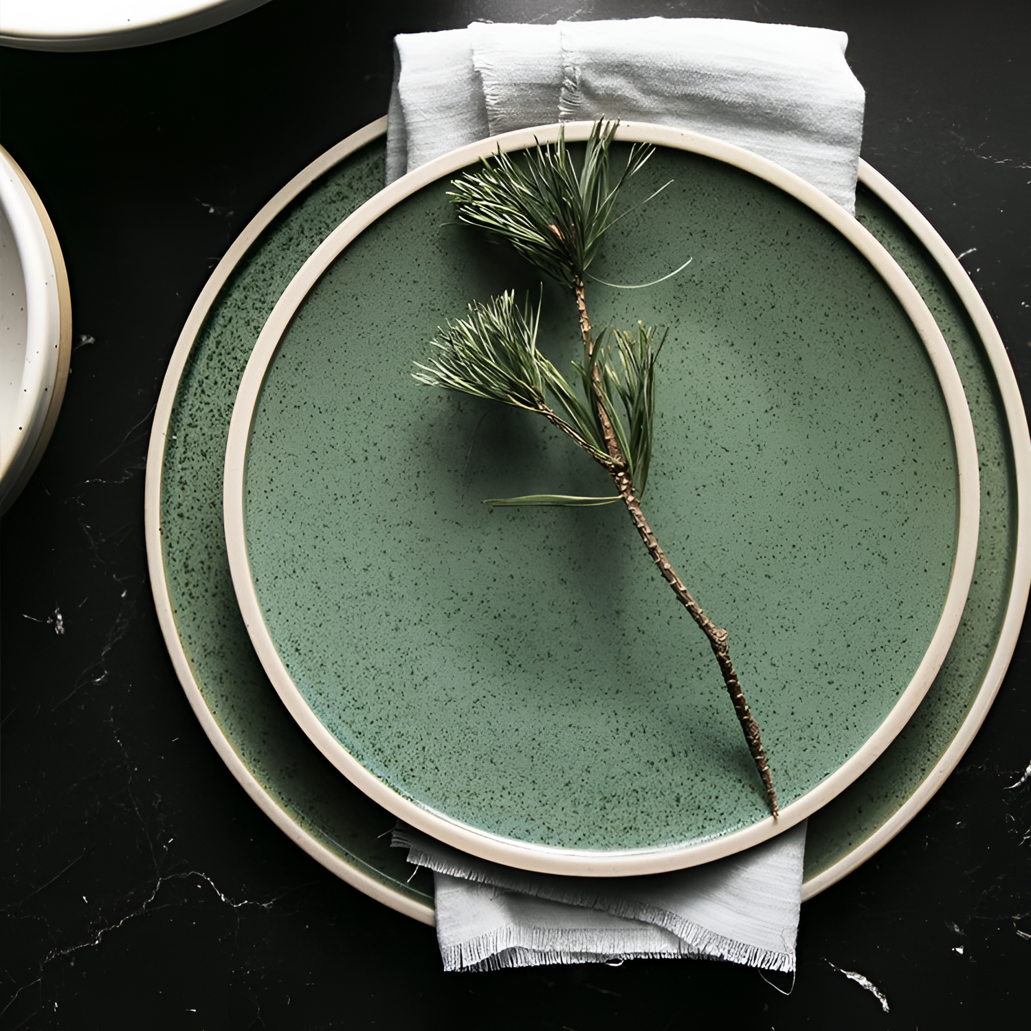 Buff Sage Stoneware Dinner Plate | Dining | NordicAbode.com