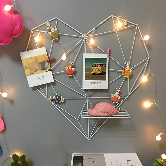 Heart Heart-Shaped Photo Wall Decor | Wall Decor | NordicAbode.com