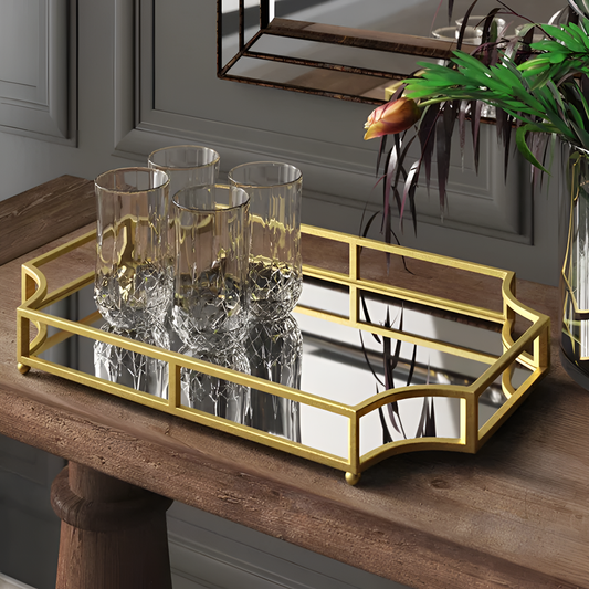 Aayush Antique Perfume Bottle Tray | Trays | NordicAbode.com