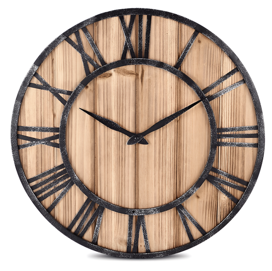 Oakwood Vintage Roman Wall Clock | Wall Clocks | NordicAbode.com