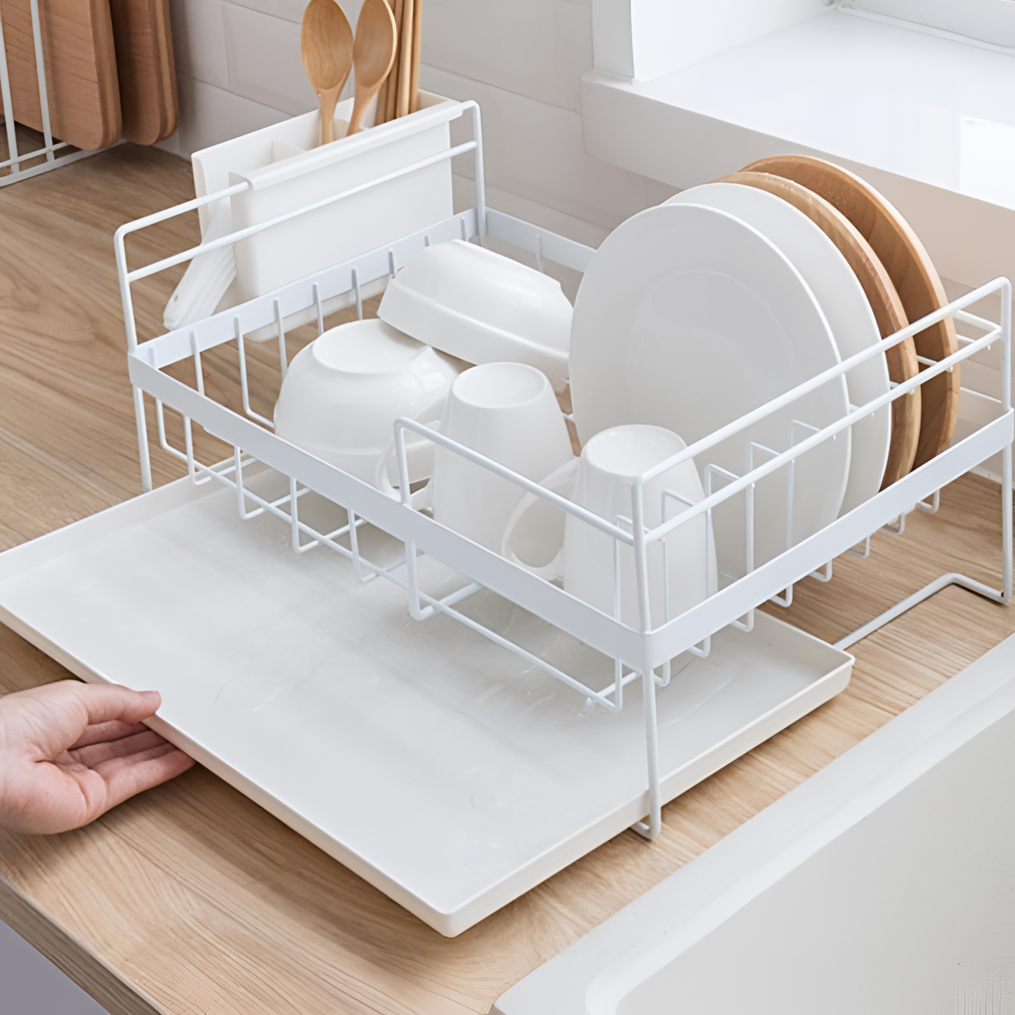 Simple Iron Dish Rack - Simple Design | Kitchen Decor | NordicAbode.com