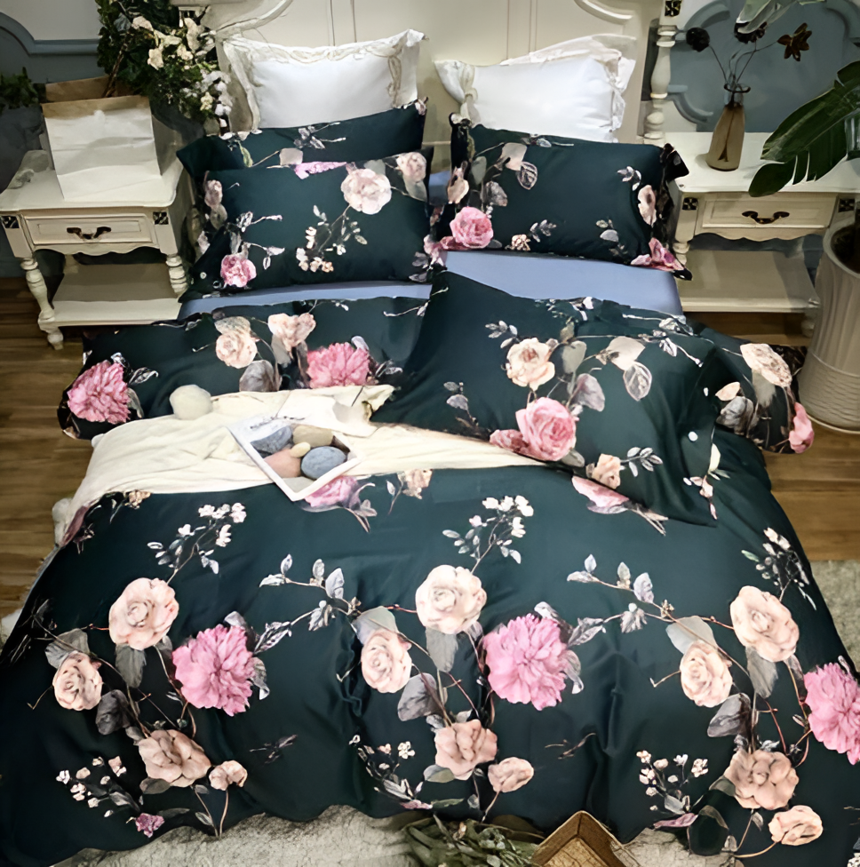 Chinoiserie Floral Chinoiserie Duvet Cover Set | Bedding | NordicAbode.com