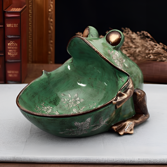 Frog Charming Frog Storage Figurine | Figurines | NordicAbode.com