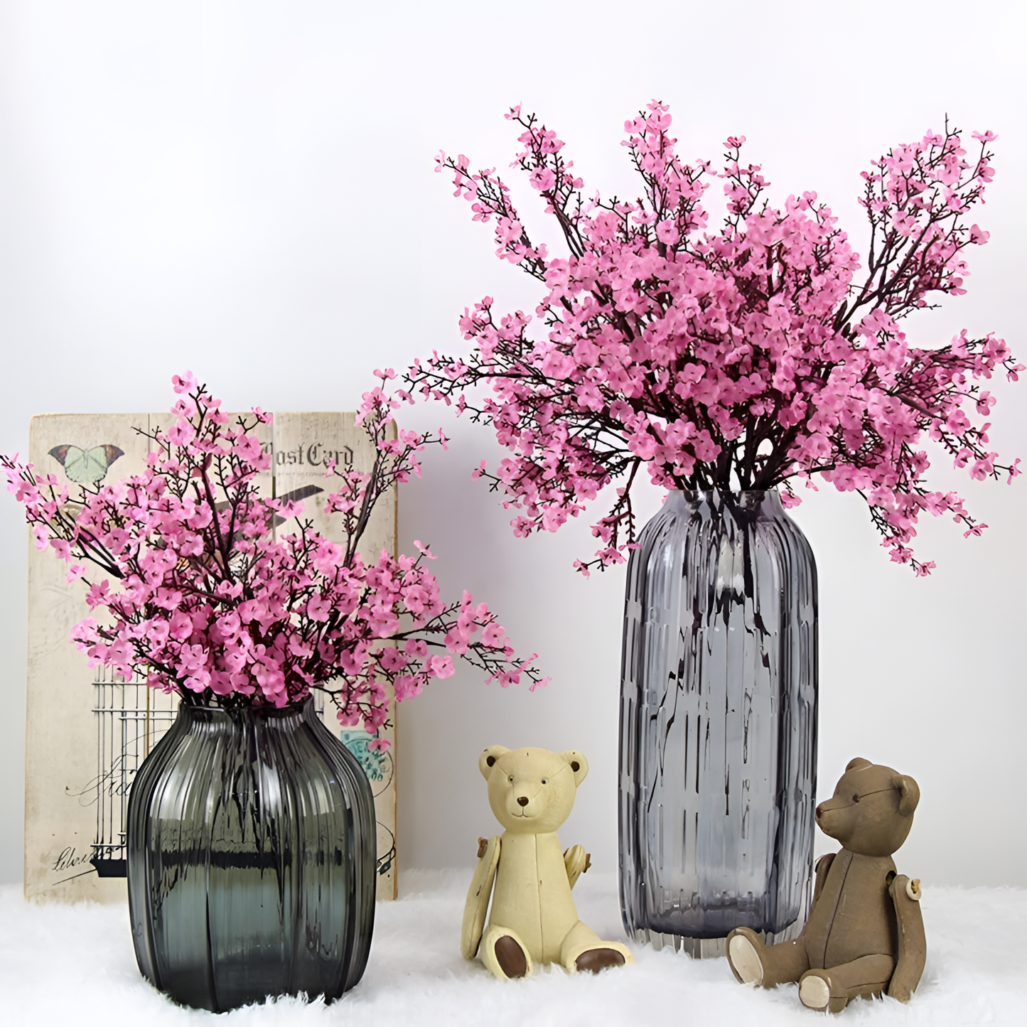 Faux Cherry Blossom Decorative Flower Plumes | Floral Decor | NordicAbode.com