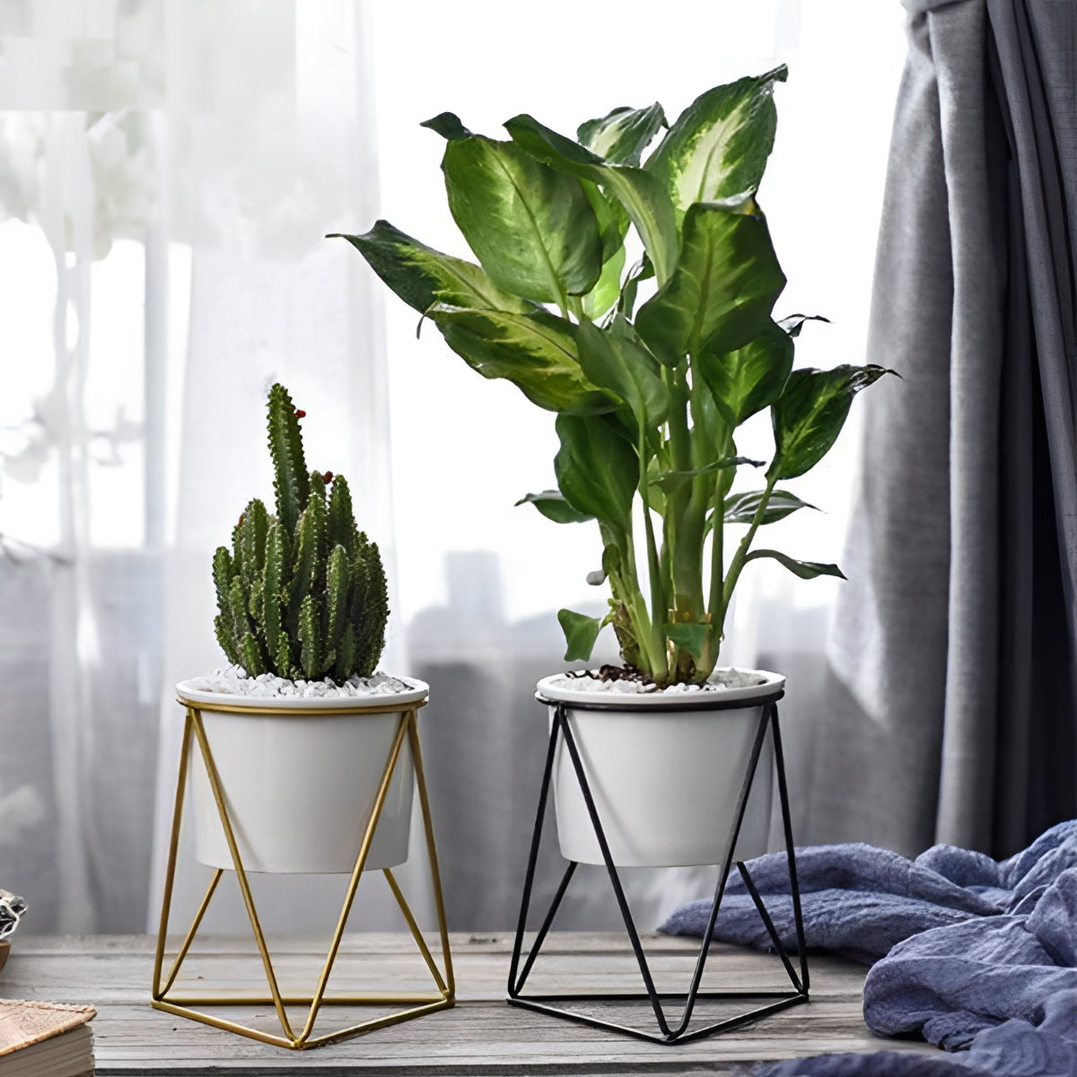 Euclid Geometric Planter Stand | Planters | NordicAbode.com