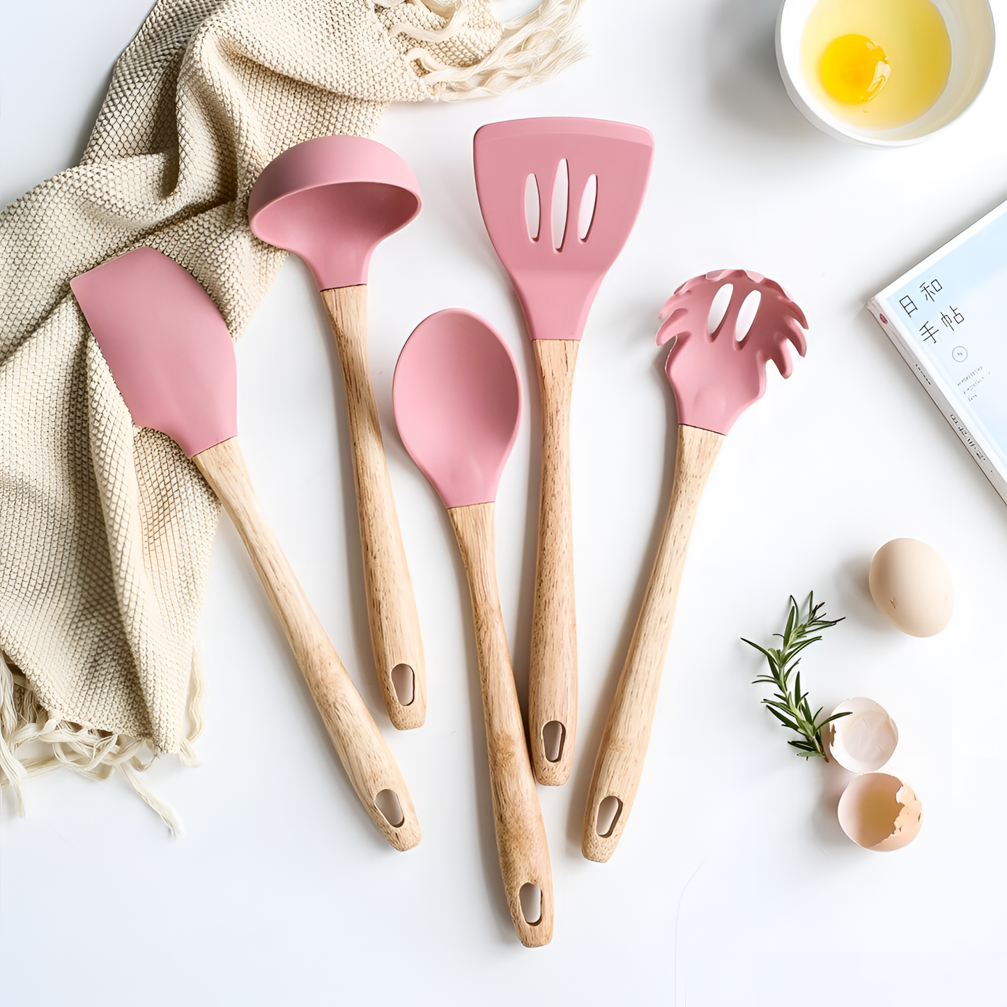 5 5-Piece Silicone Utensil Set | Kitchen | NordicAbode.com