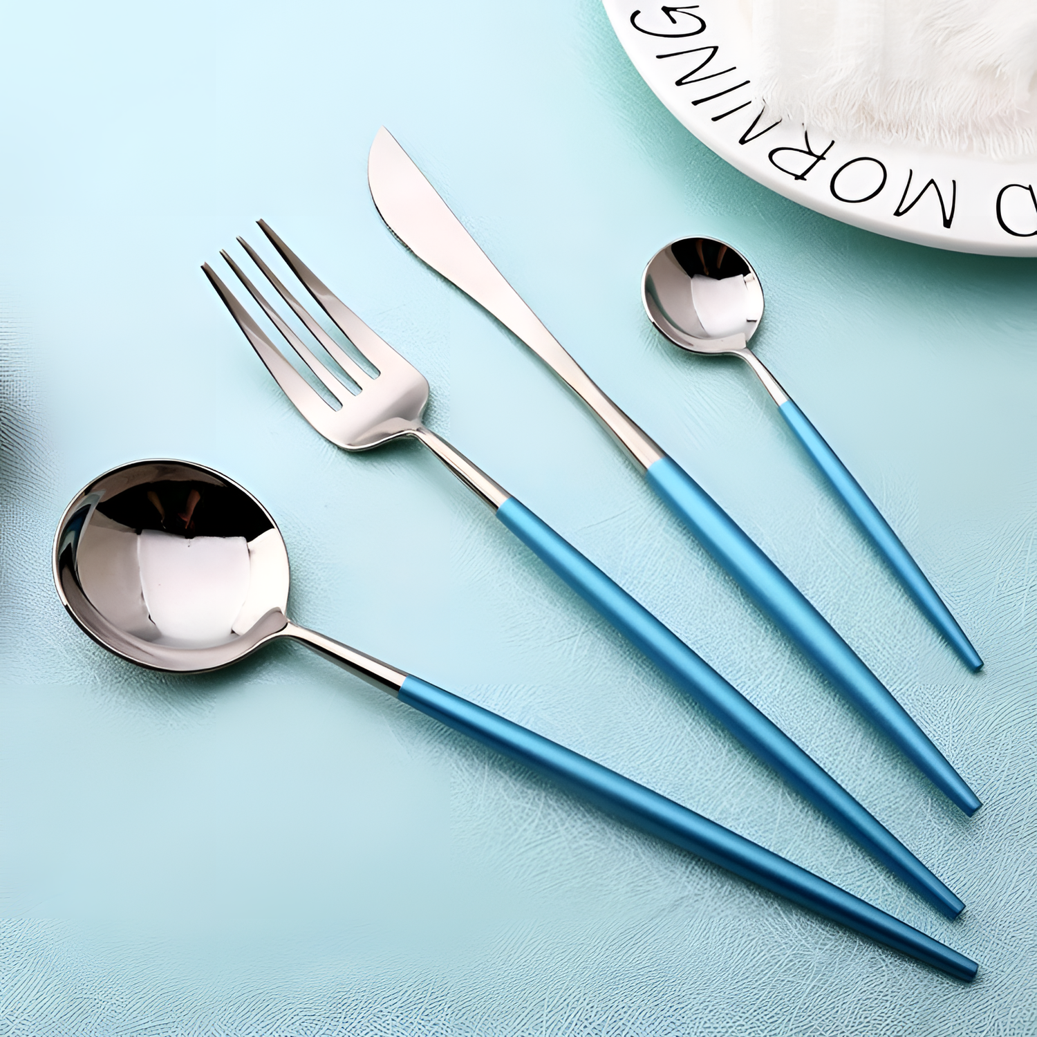 4 4-Piece Mirror Cutlery Set | Dining | NordicAbode.com