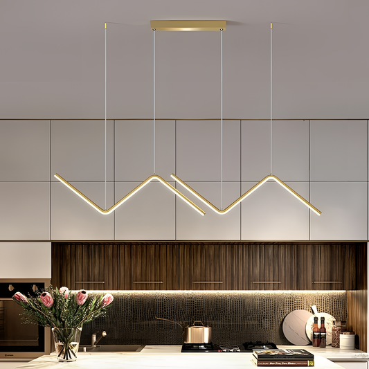 Zig-Zag Luxury Ceiling Chandelier | Lighting | NordicAbode.com