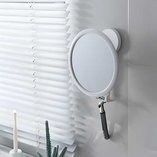 Dashiel Anti-Fog Bathroom Mirror - Adjustable & Drill-Free | Bathroom Decor | NordicAbode.com