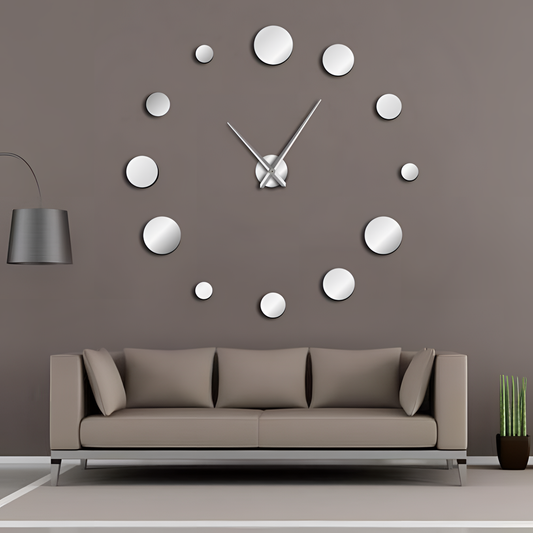 Nairi Modern Frameless Clock Decor | Wall Decor | NordicAbode.com