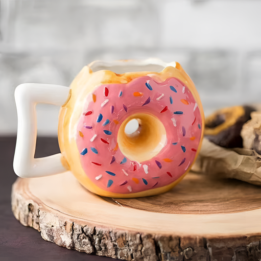 Donut Ceramic Donut Mug | Mugs | NordicAbode.com