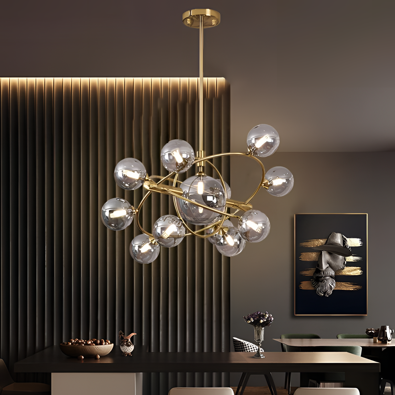 Algol Luxurious Ceiling Chandelier | Lighting | NordicAbode.com