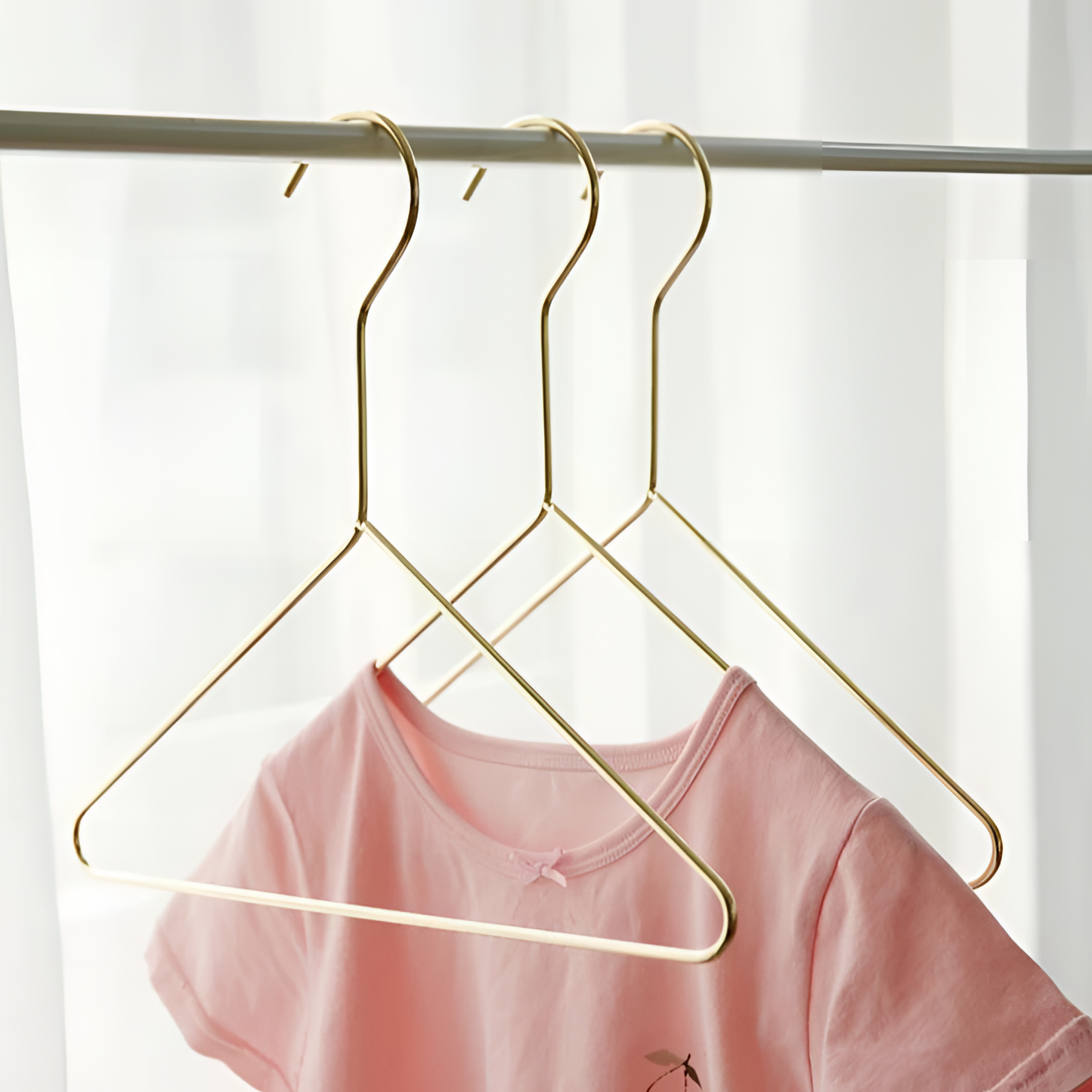 Gold Rose Gold Iron Coat Hanger | Accessories | NordicAbode.com