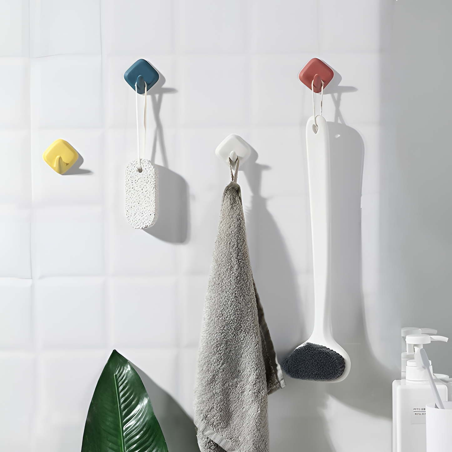 4Pcs Colorful Wall Hooks Set | Wall Decor | NordicAbode.com