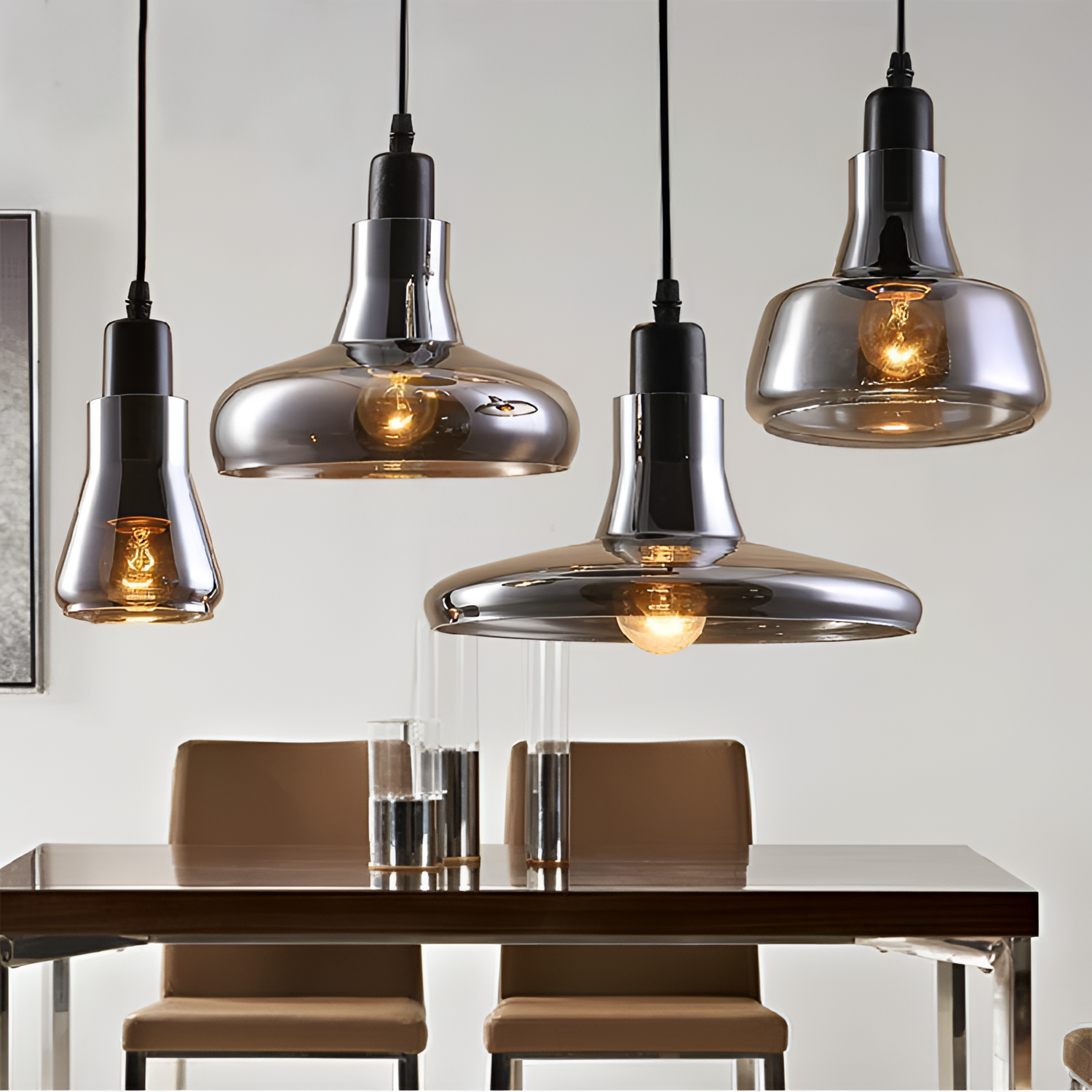 Grey Vintage Glass Pendant Light | Lighting | NordicAbode.com